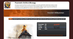 Desktop Screenshot of feuerwehr-amlikon-bissegg.ch